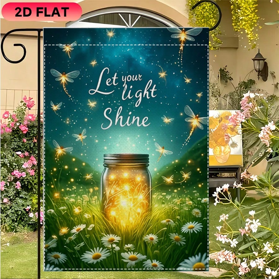 Outdoor Lighting For Your Yard - 2D Flat Let Your Light Shine