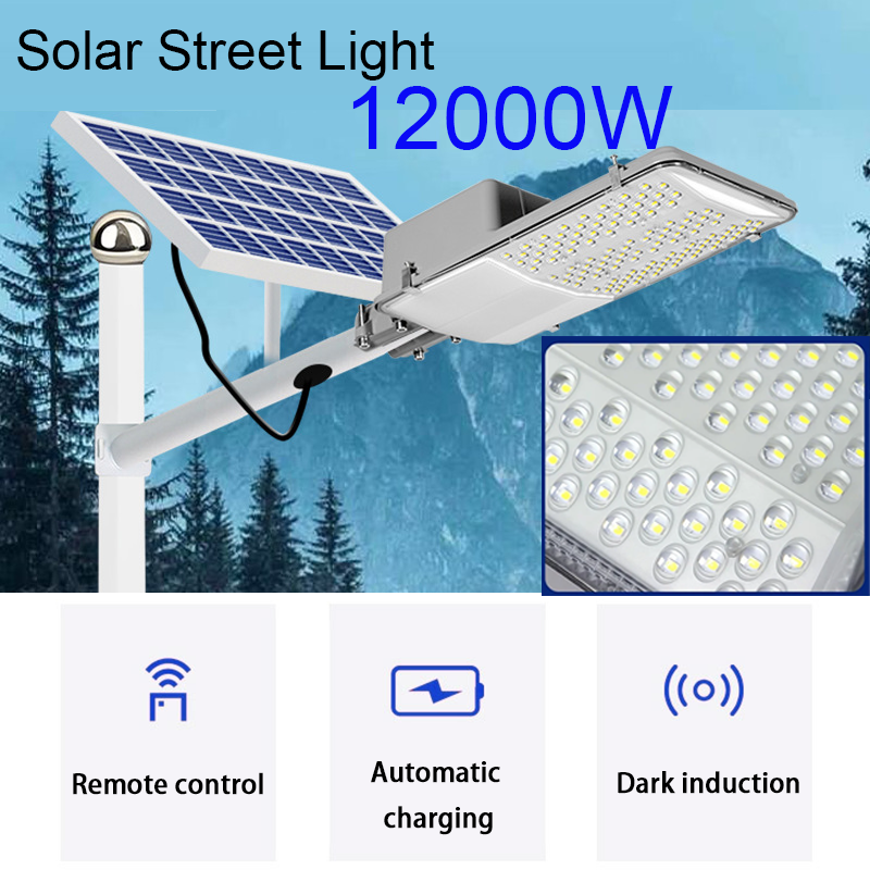Outdoor Lighting Dusk To Dawn - 10000W High Power Solar Street Lamps,Outdoor