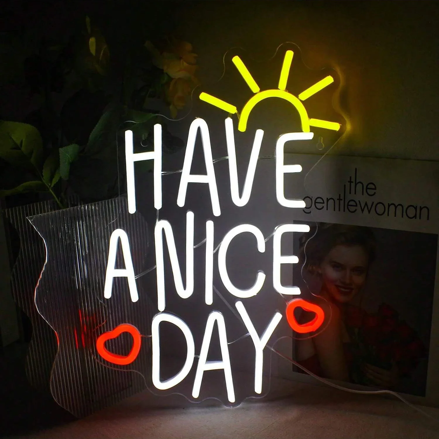 Outdoor Lighting Quotes - Have A Nice Day Sun Heart