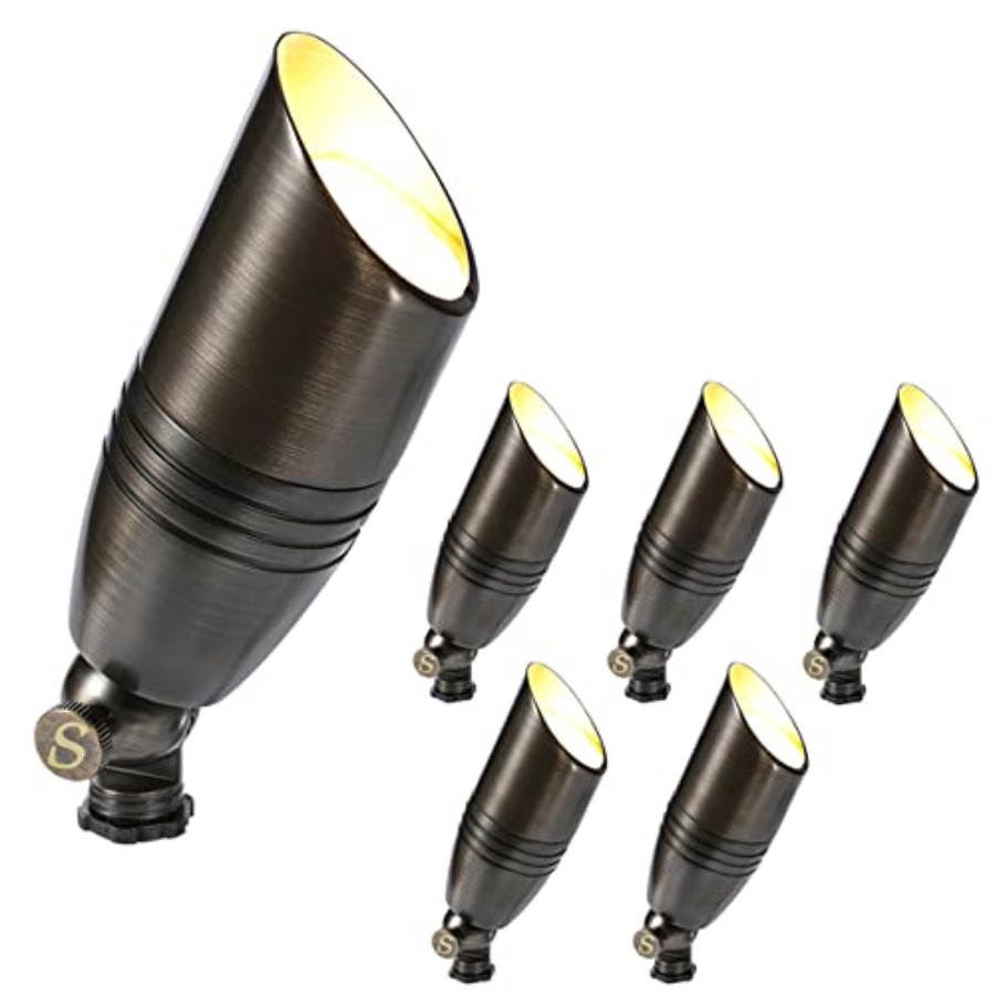Outdoor Lighting Ground Fixtures - 12V Low Voltage Landscape Spotlights Outdoor