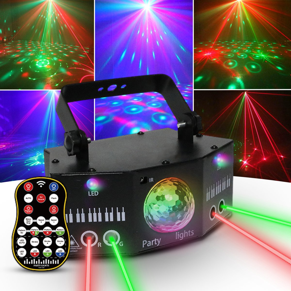 Outdoor Lighting Lamps - Wuzstar RGB LED Laser Effect Stage