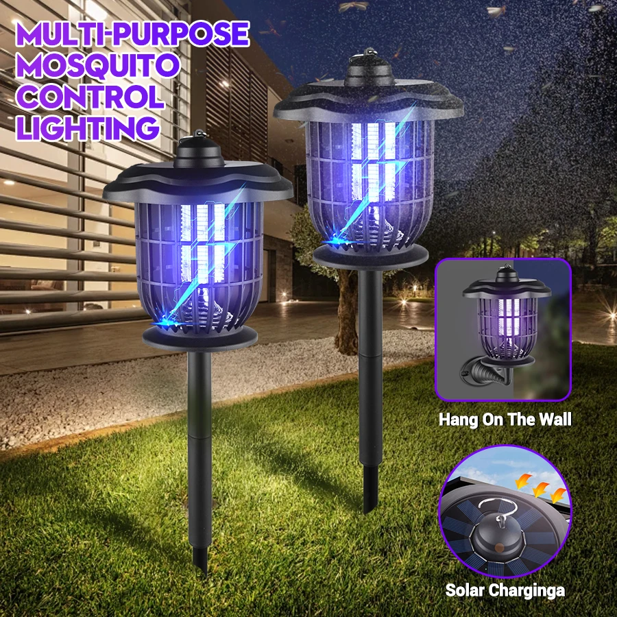 Outdoor Lighting Company - 2-in-1 1200mAh LED Solar Light Bug