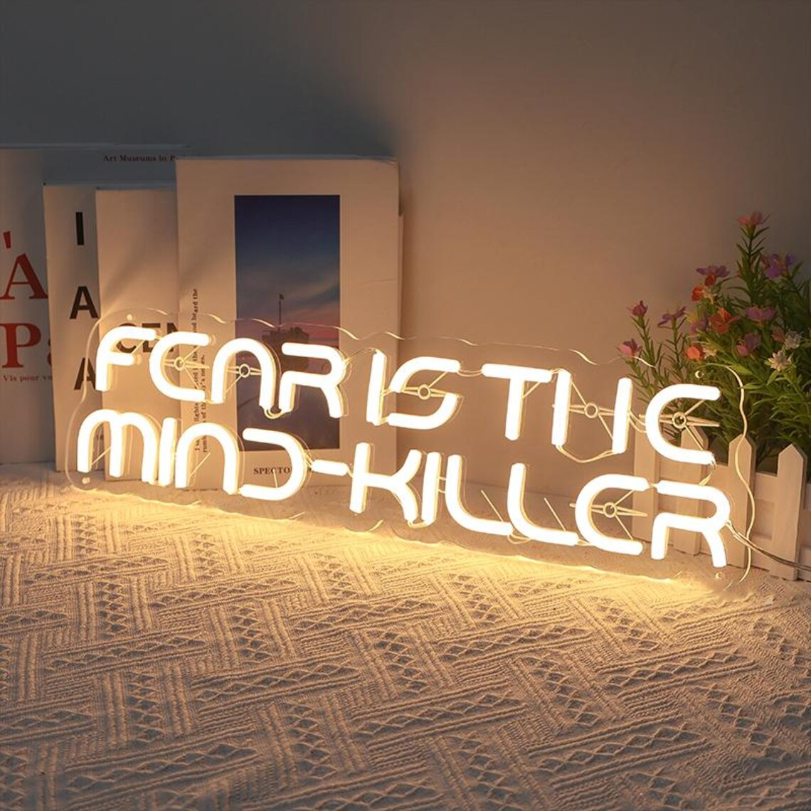 Outdoor Lighting Quotes - Fear Is The Mind-killer Led Neon