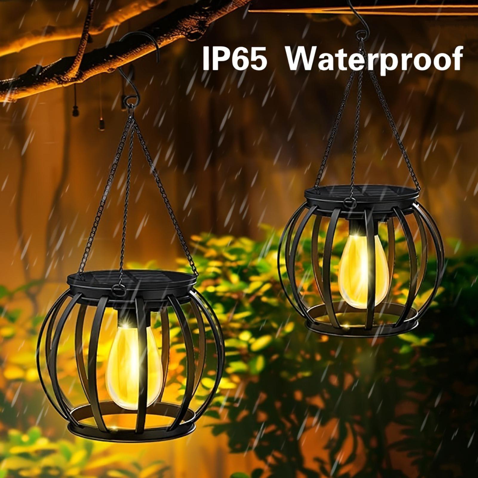 Outdoor Lighting For Patio - Solar Lanterns Outdoor 2 Piece With