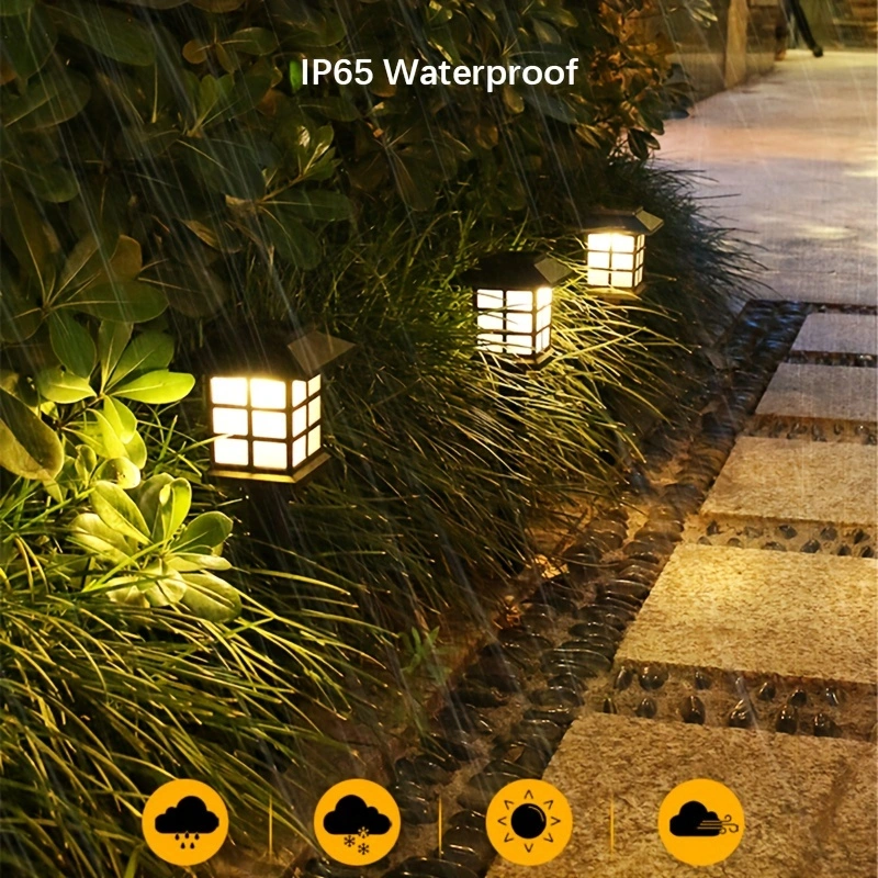 Outdoor Lighting For Your Yard - 2Pack Solar Outdoor Lights LED Solar
