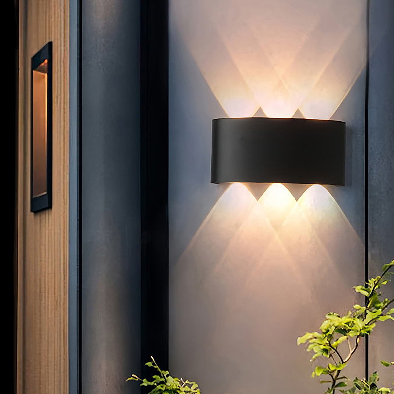 Outdoor Lighting With Outlet - 4W 6W 8W 10W LED Wall