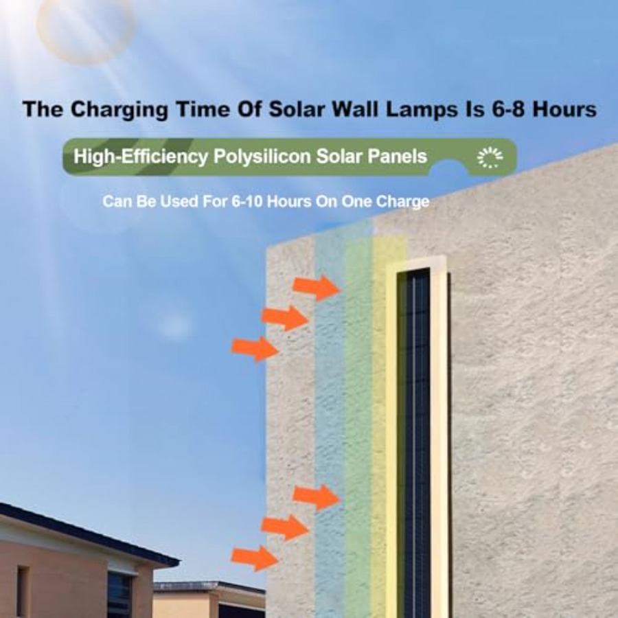 Solar Wall Lights Outdoor Wate - مراجعة Outdoor Lighting Dusk To Dawn وسعره