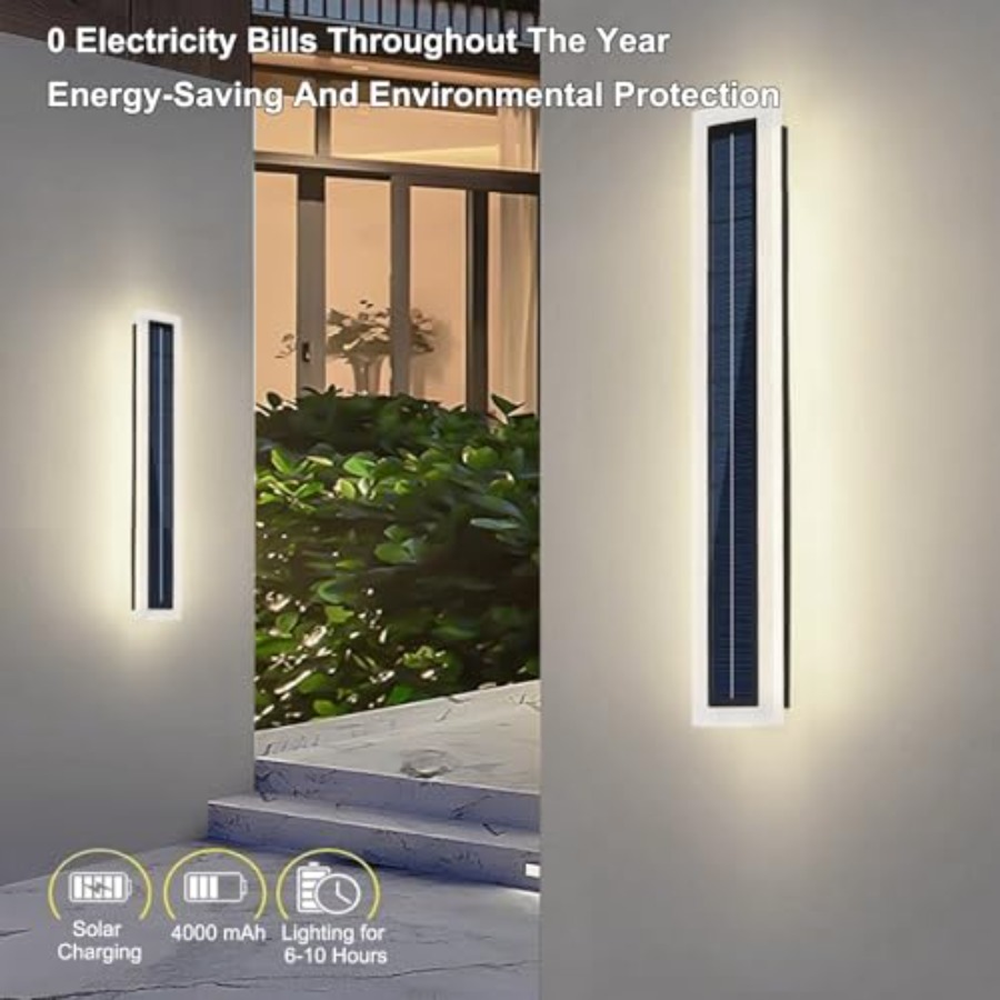 Solar Wall Lights Outdoor Wate - مراجعة Outdoor Lighting Dusk To Dawn وسعره