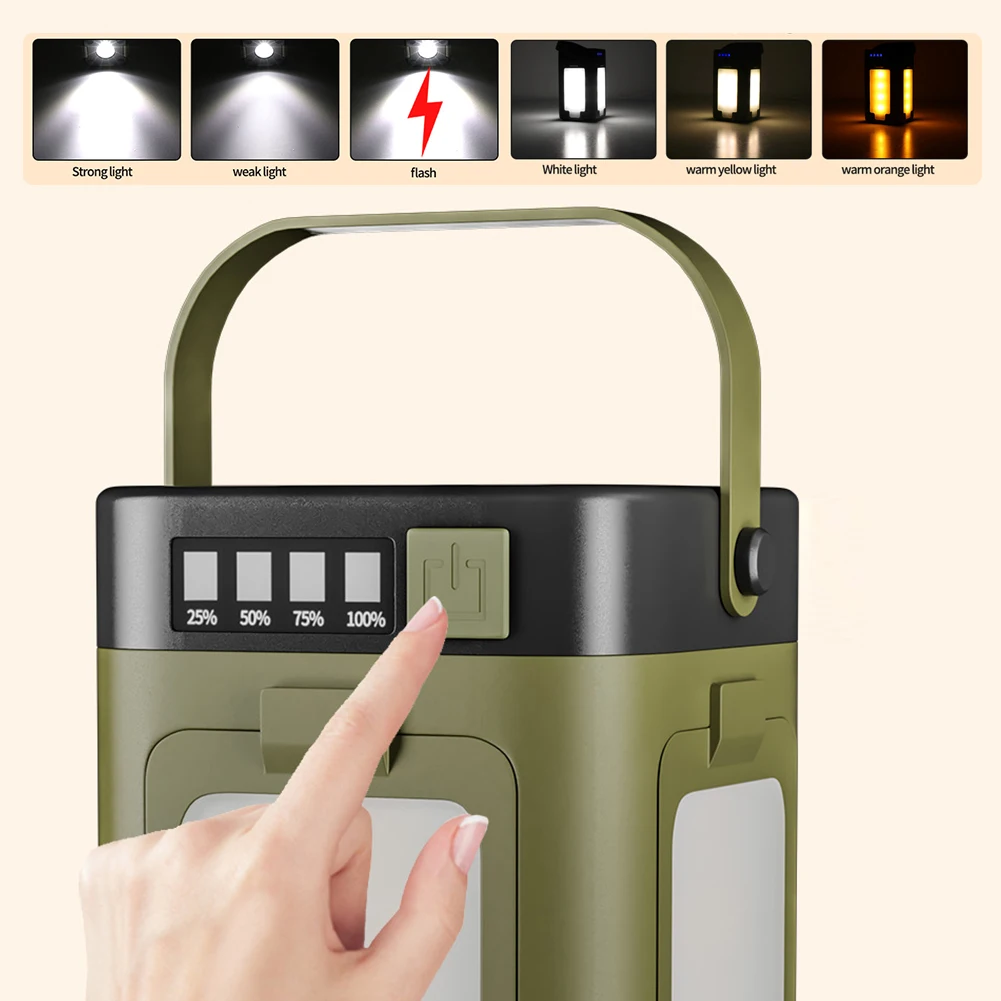 Solar Outdoor Portable Camping - مراجعة Outdoor Lighting Lamps وسعره