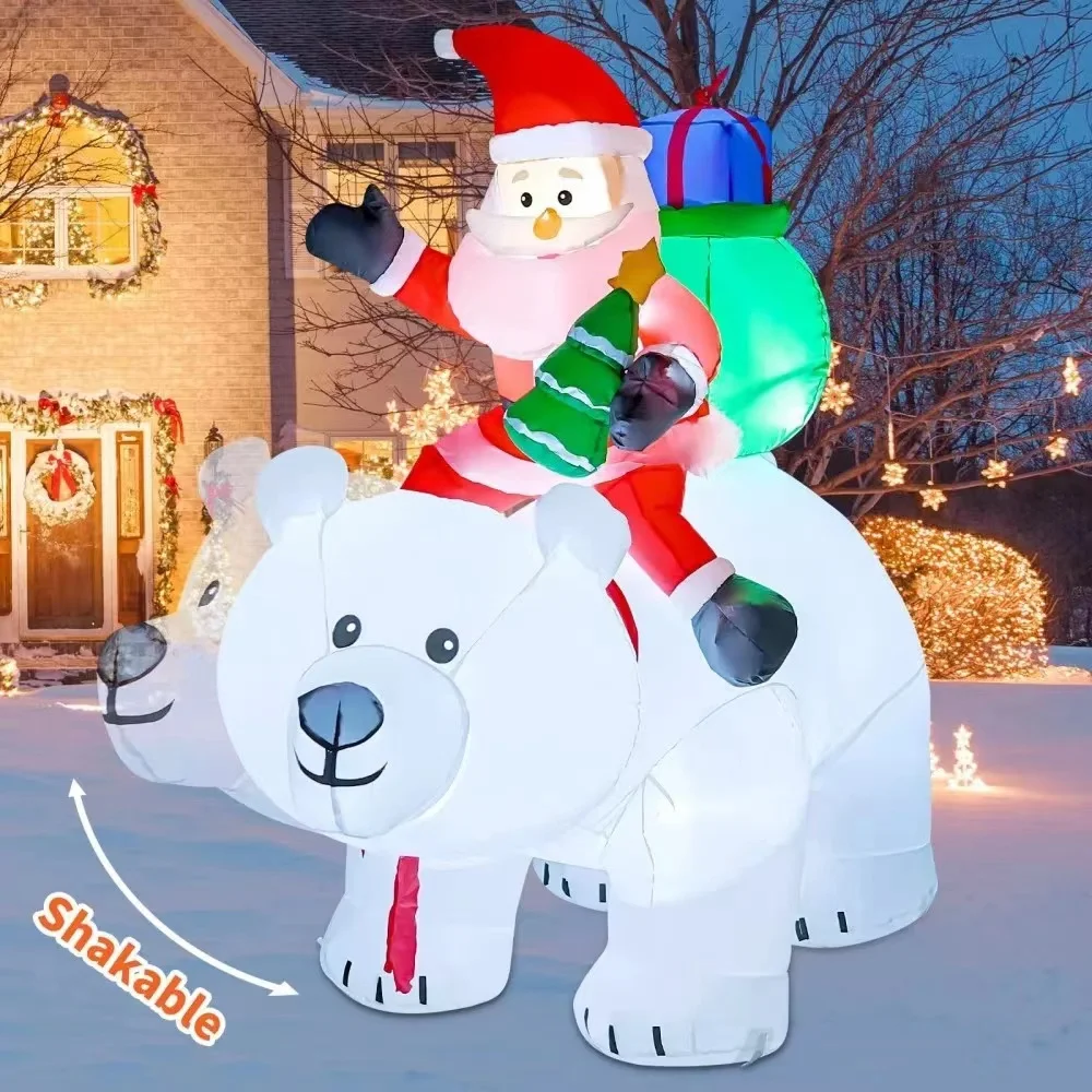 Christmas Inflatable Decoratio - مراجعة Xmas Outdoor Lighting Decorations وسعره