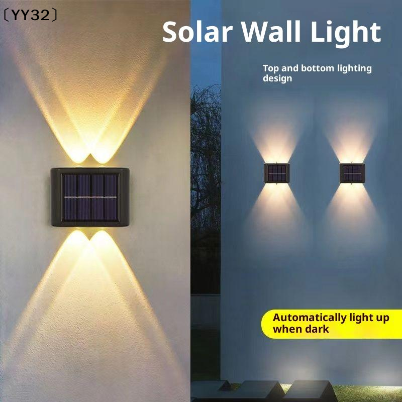 4-10 LED Solar Lamp Outdoor Wa - مراجعة Outdoor Lighting With Outlet وسعره