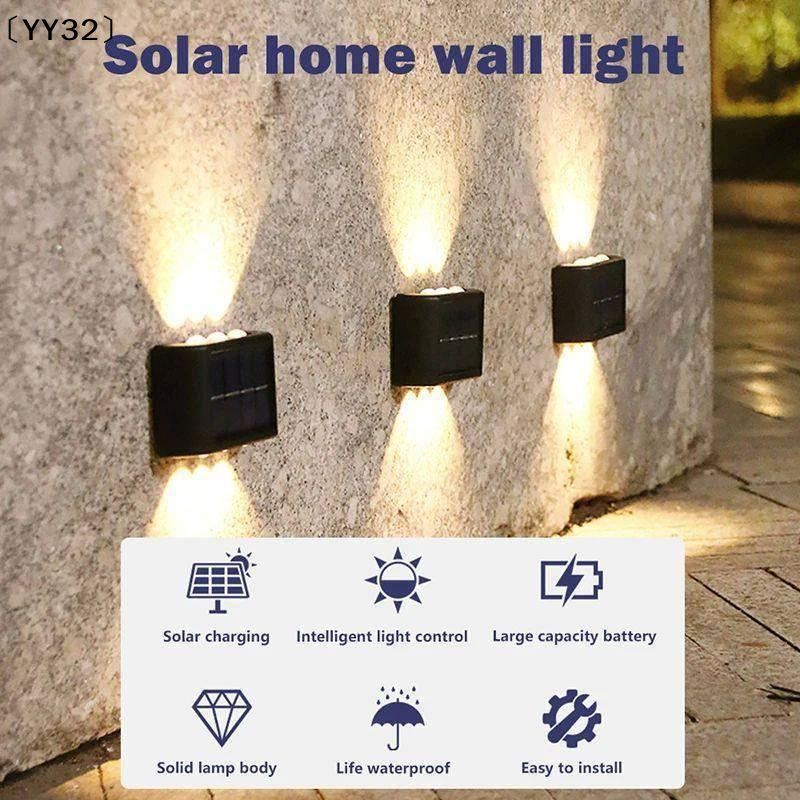 4-10 LED Solar Lamp Outdoor Wa - مراجعة Outdoor Lighting With Outlet وسعره