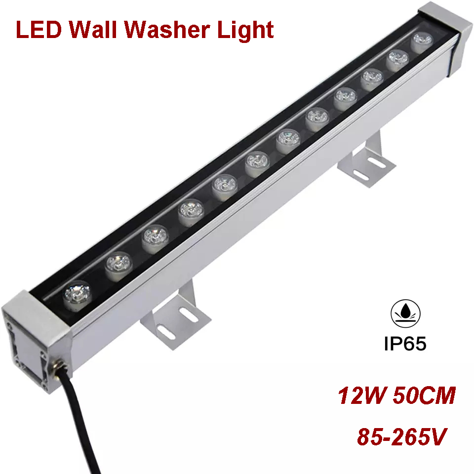 12w 50cm LED Wall Washer Light - مراجعة Outdoor Lighting With Outlet وسعره
