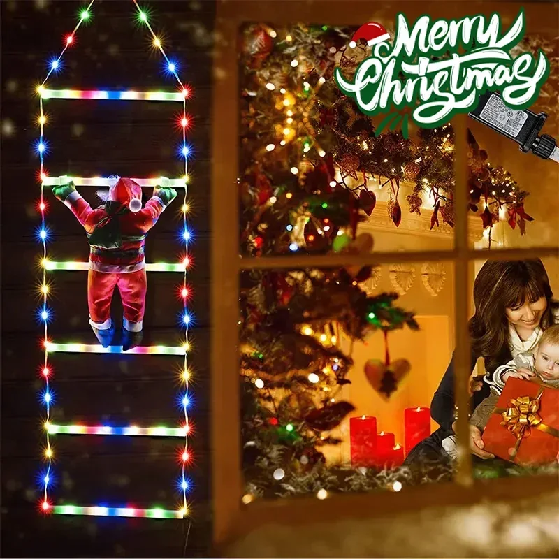 LED Ladder Light for Santa Cla - مراجعة Xmas Outdoor Lighting Decorations وسعره
