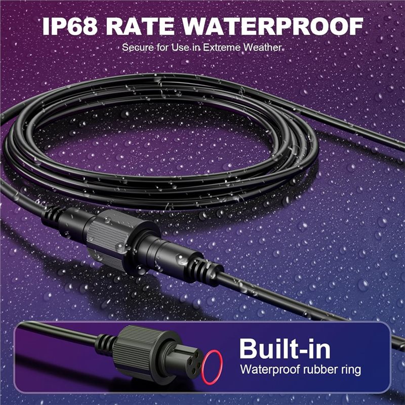CJSD-10FT Extension Cable For  - مراجعة Outdoor Lighting Govee وسعره