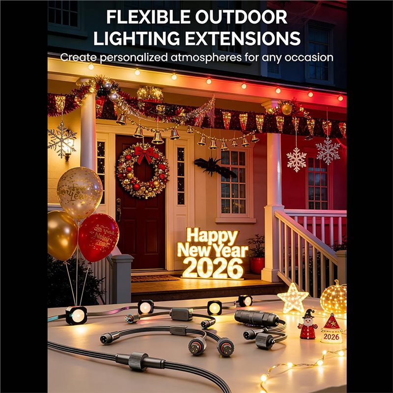 【NEWLY】2 Pack Y-Connector Spli - مراجعة Outdoor Lighting Govee وسعره