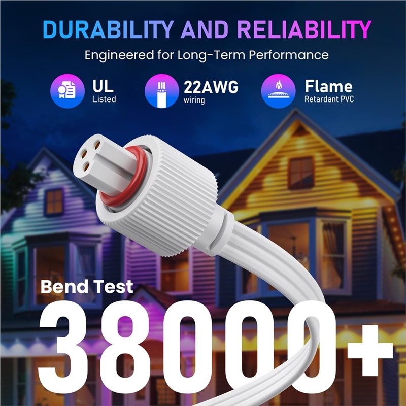 A93Z Y-Splitter Waterproof 22A - مراجعة Outdoor Lighting Govee وسعره
