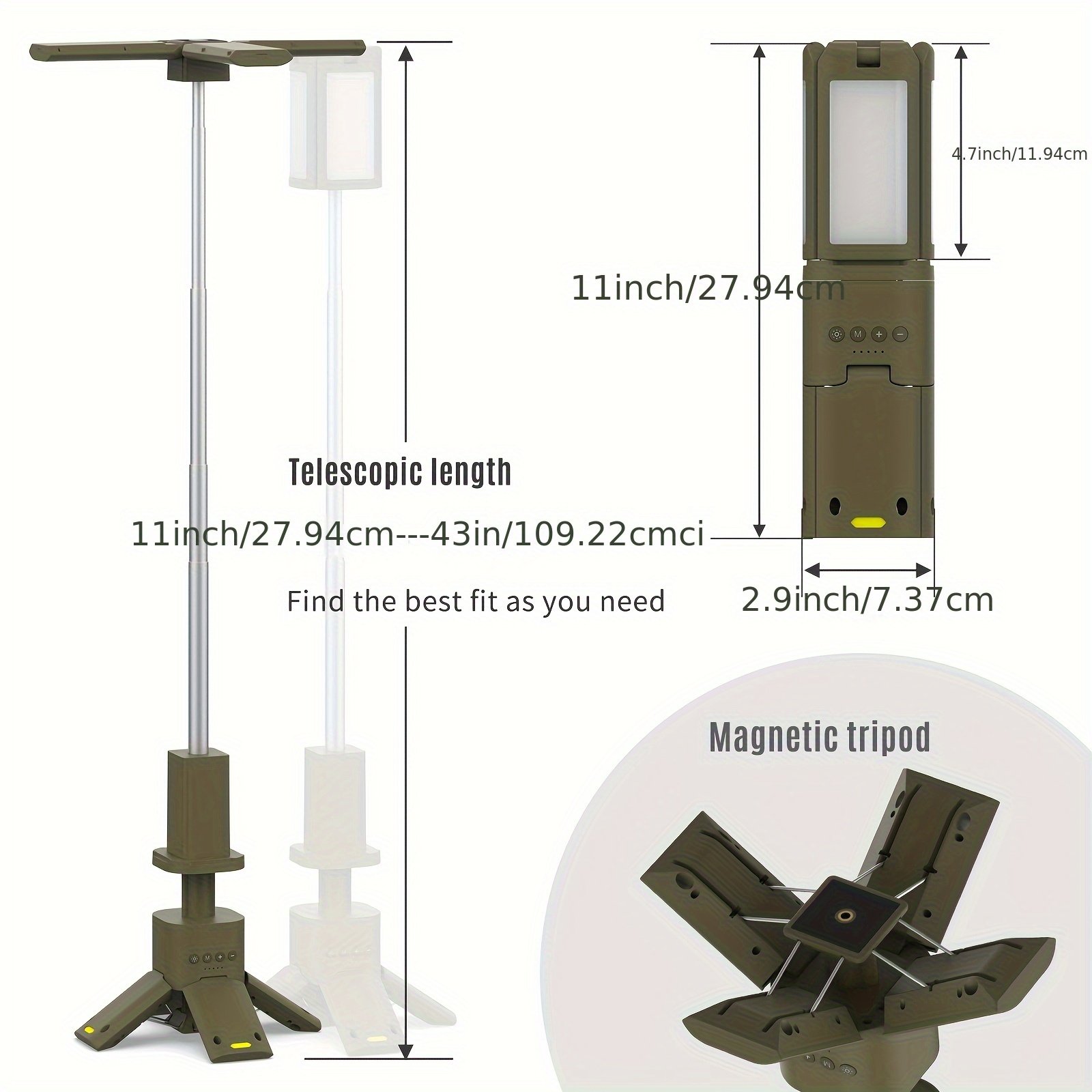 Camping Lantern, 14000mAh Rech - مراجعة Outdoor Lighting Lamps وسعره