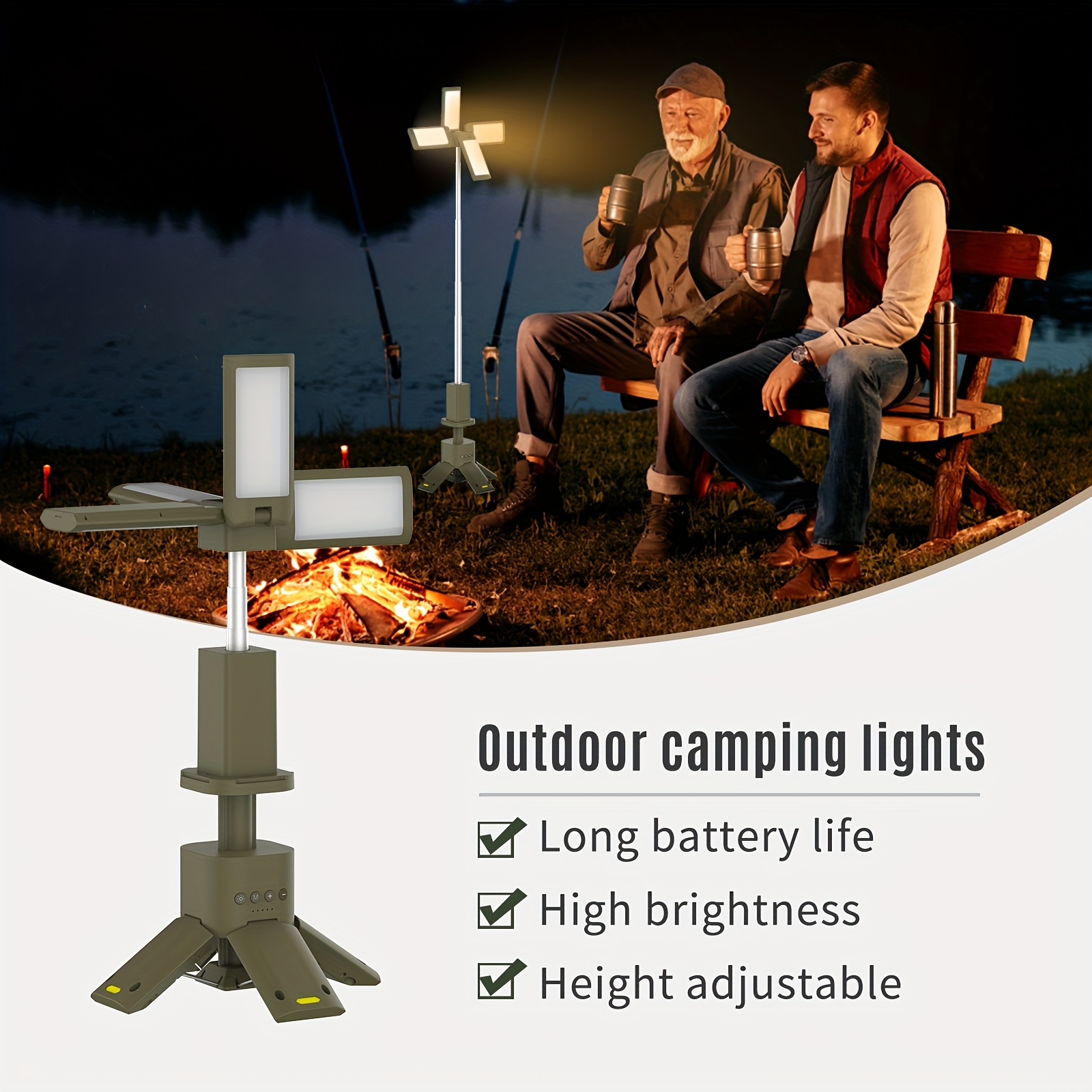 Camping Lantern, 14000mAh Rech - مراجعة Outdoor Lighting Lamps وسعره