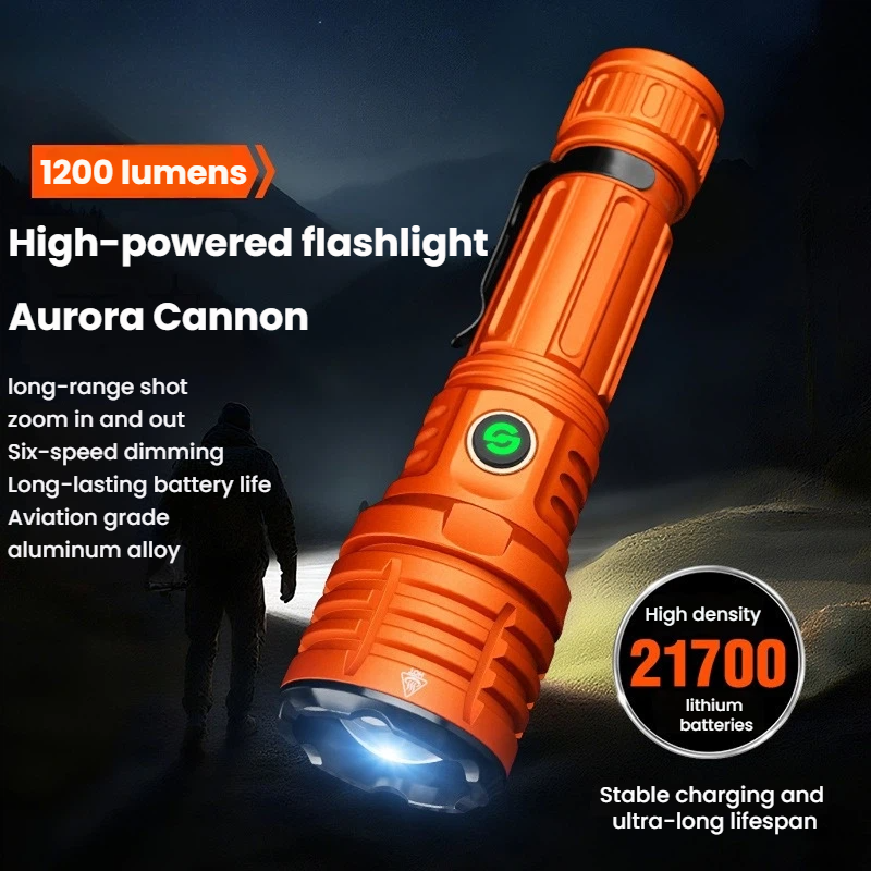 Strong Light LED Flashlight Zo - مراجعة Outdoor Lighting Rechargeable وسعره