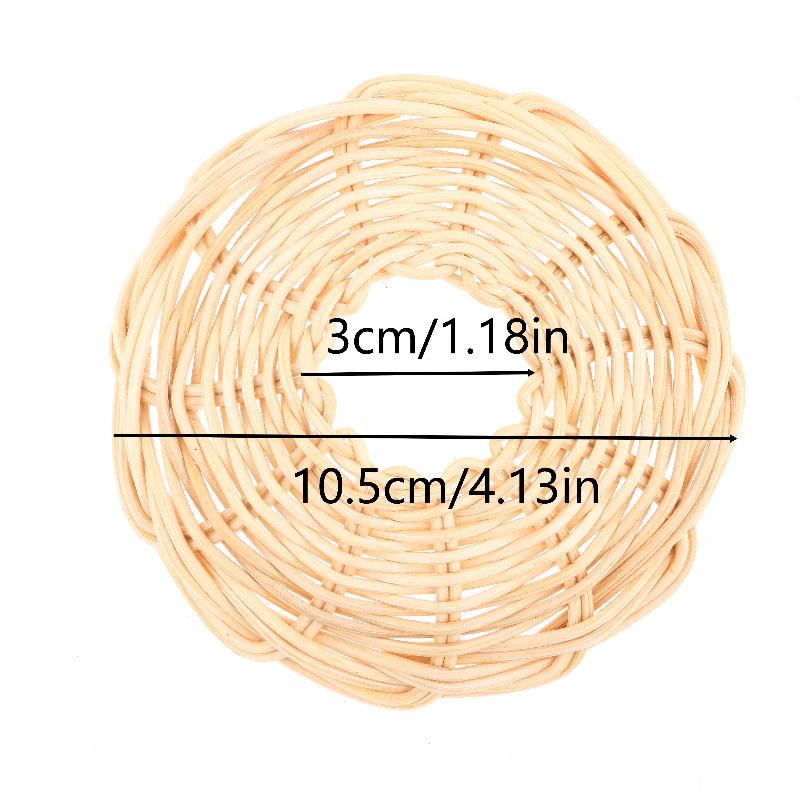 2Pcs Handwoven Rattan Lampshad - مراجعة Outdoor Lighting Chandelier وسعره