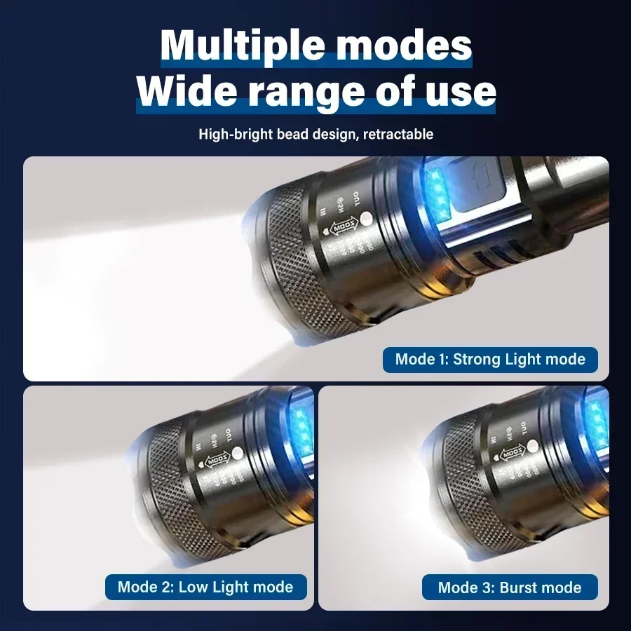 Super Bright LED Flashlight US - مراجعة Outdoor Lighting Rechargeable وسعره