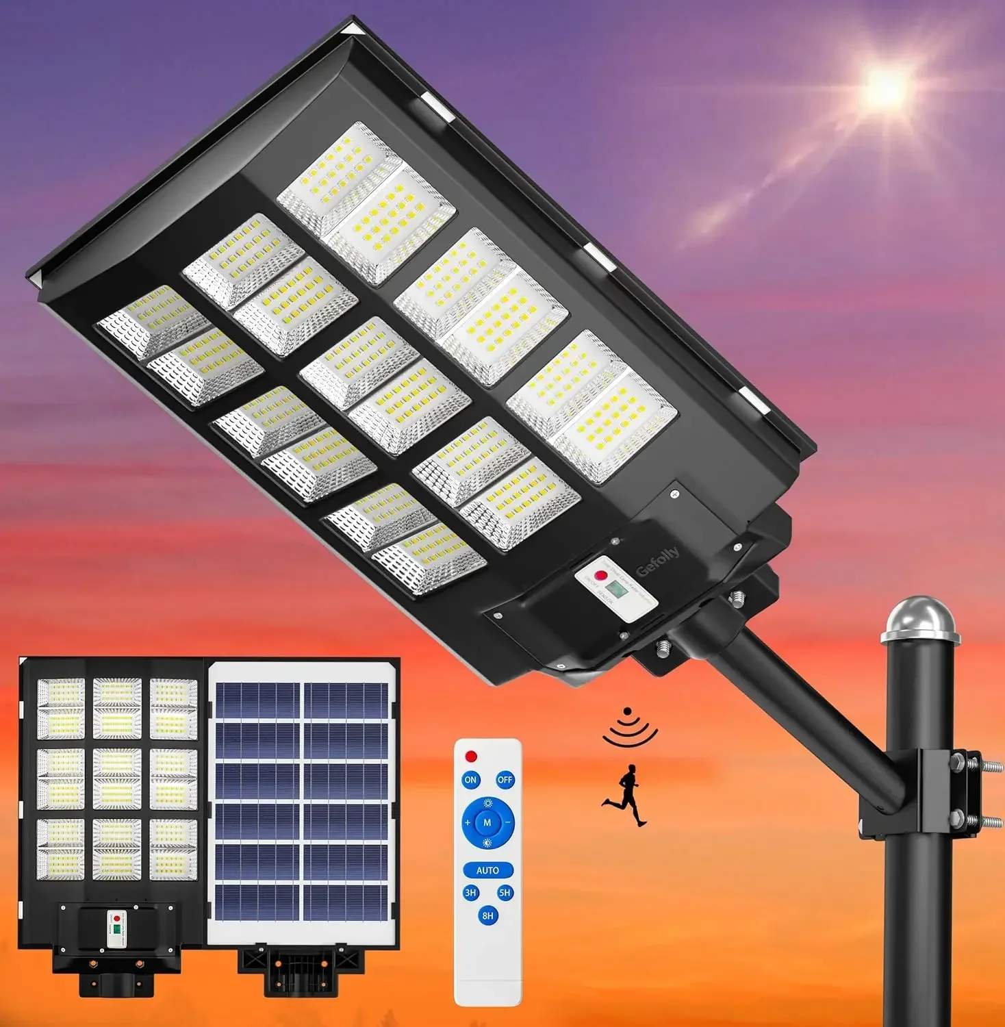 SL-3600W Solar Street Lights O - مراجعة Outdoor Lighting Dusk To Dawn وسعره