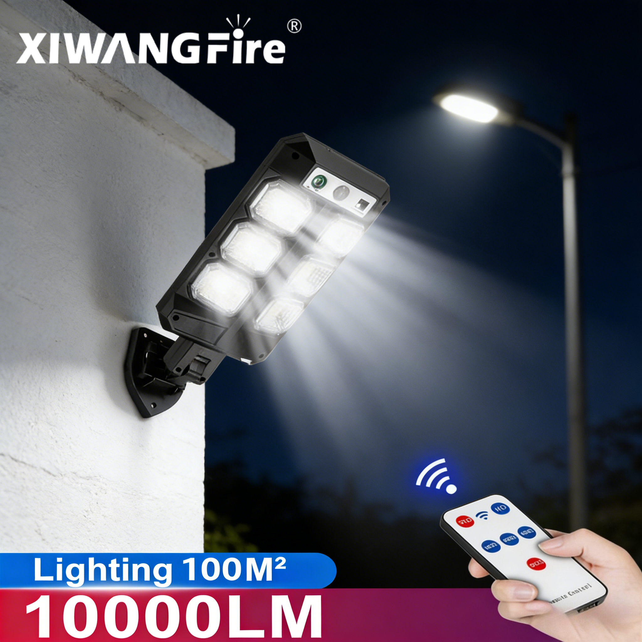 Outdoor Solar Street Lights, W - مراجعة Outdoor Lighting Lamps وسعره