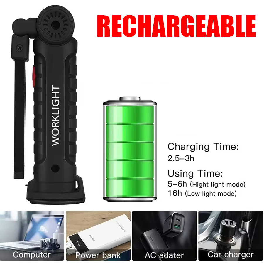 Portable LED Flashlight with M - مراجعة Outdoor Lighting Panel وسعره