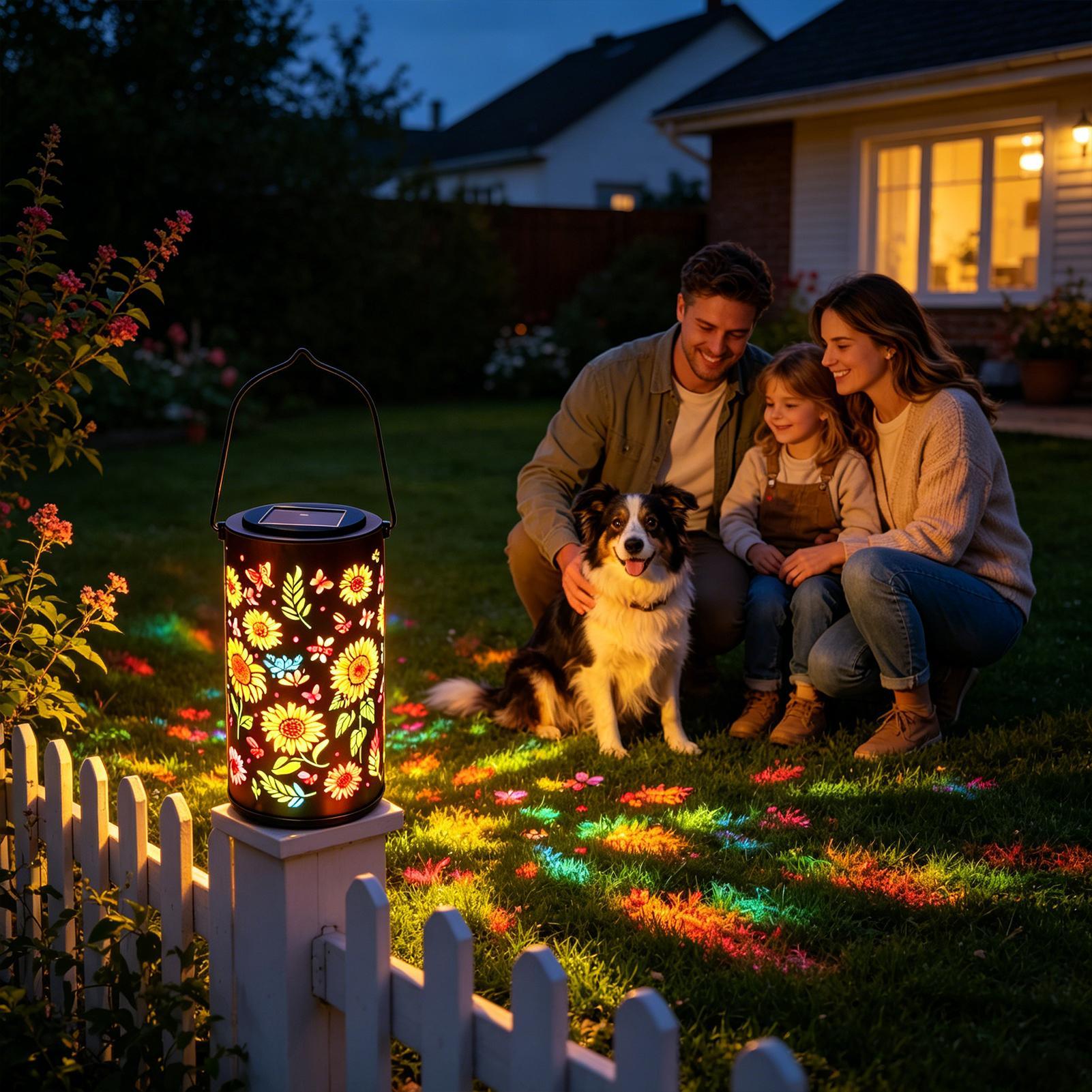 Sunflower Solar Lantern Weathe - مراجعة Outdoor Lighting For Patio وسعره