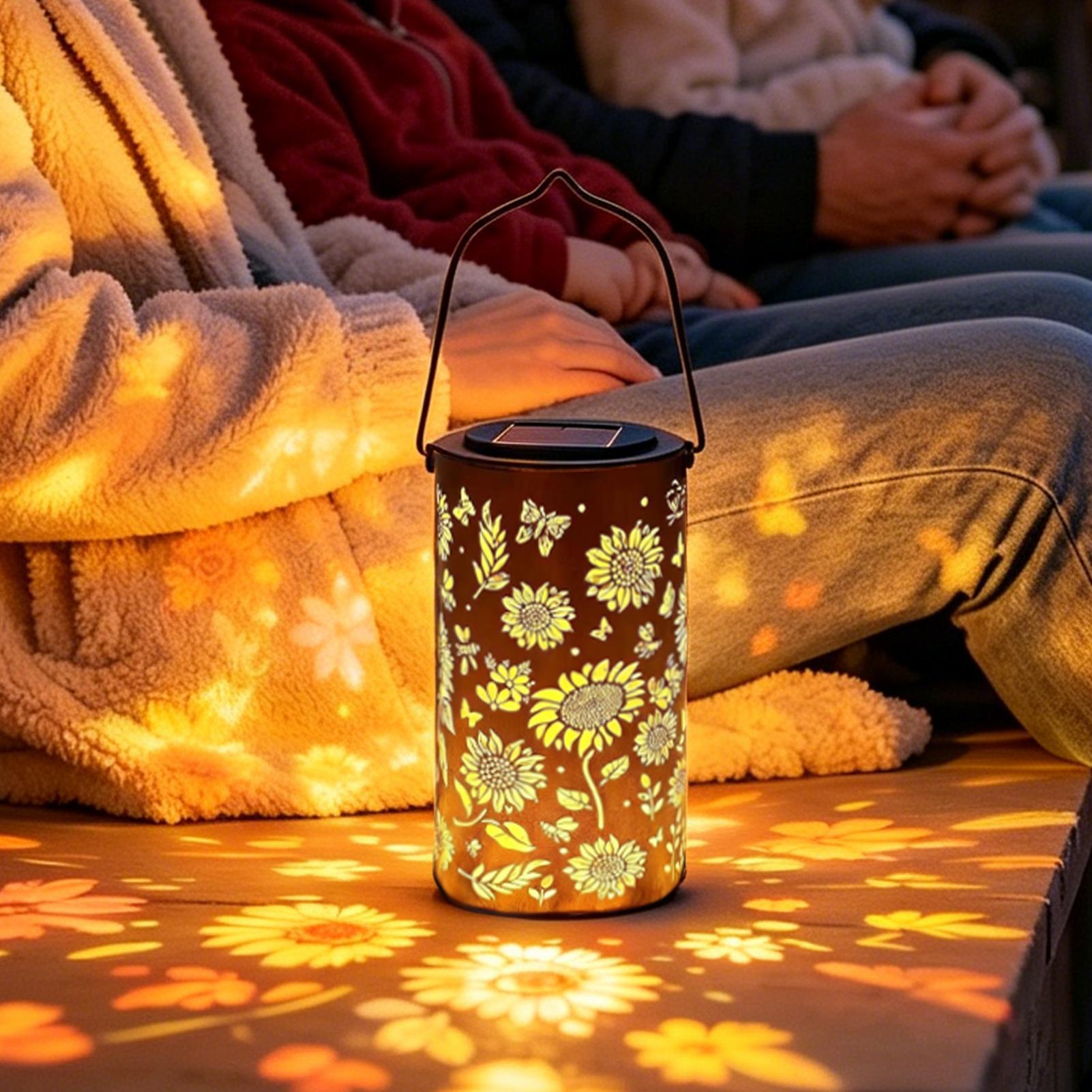 Sunflower Solar Lantern Weathe - مراجعة Outdoor Lighting For Patio وسعره