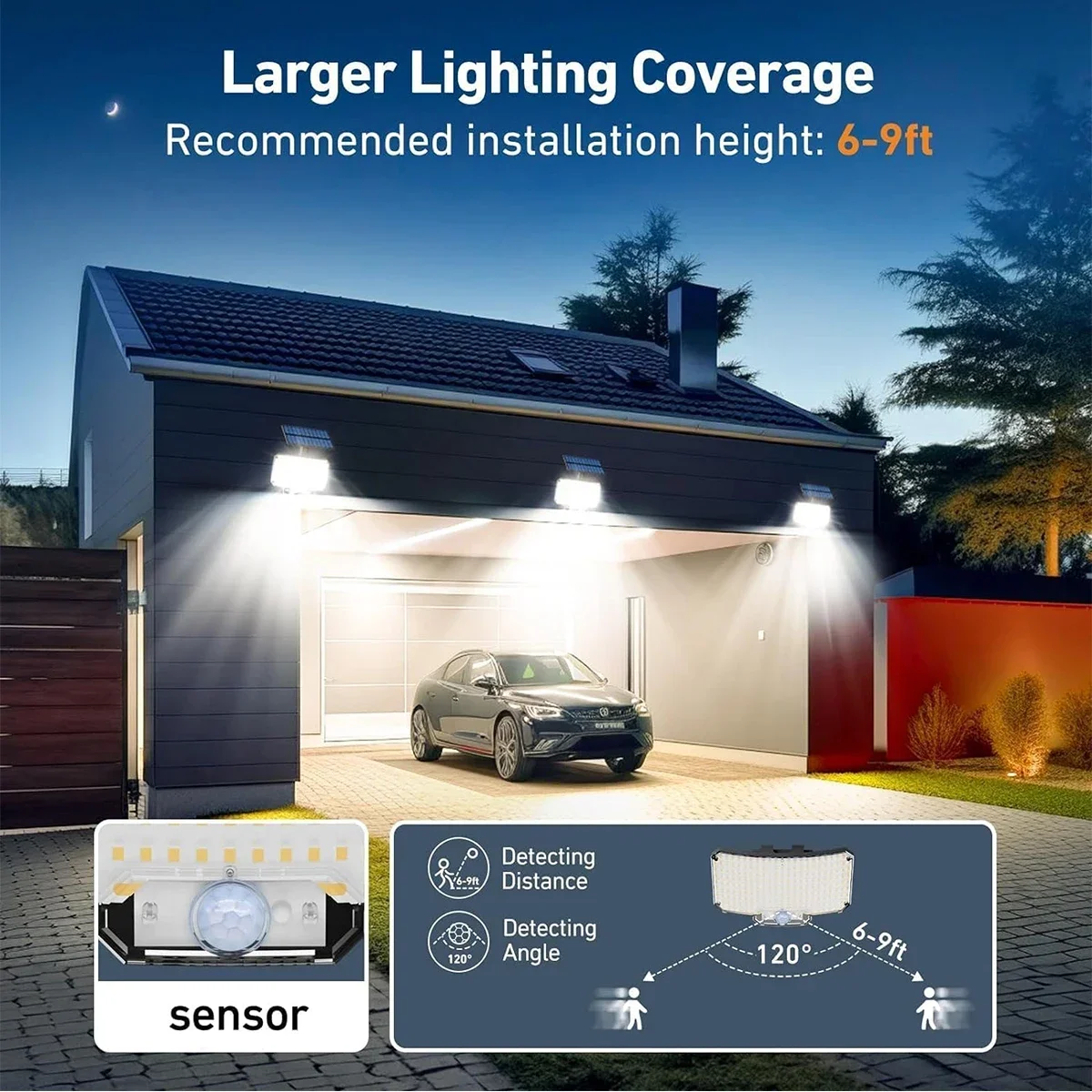 234LED Solar Outdoor Lights Mo - مراجعة Outdoor Lighting Lamps وسعره