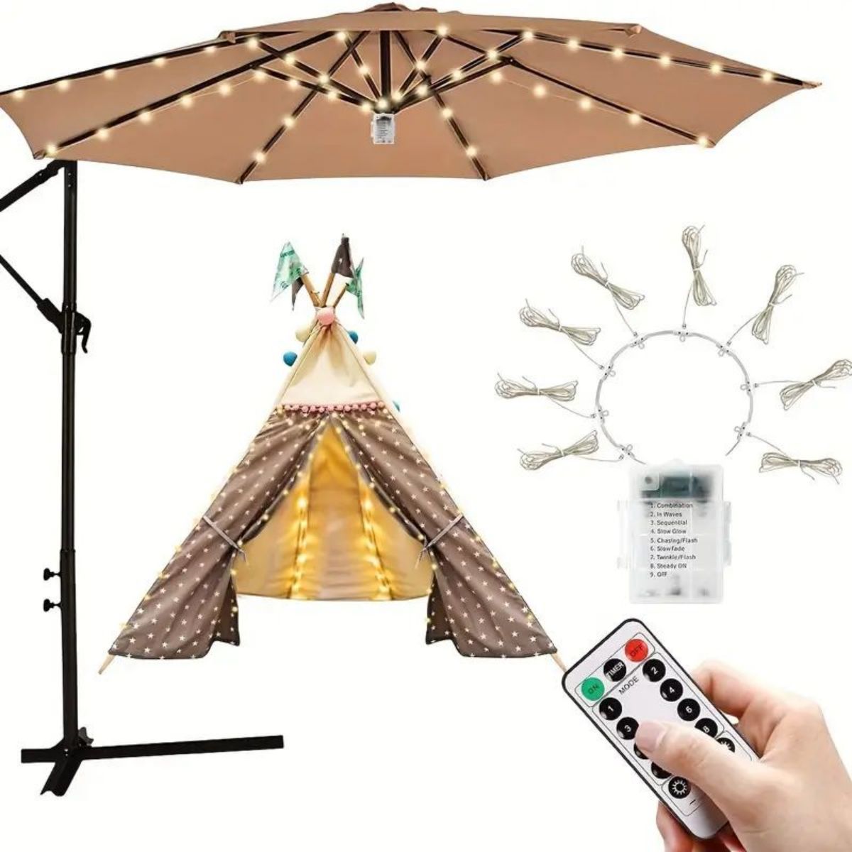 1pc Light Up Your Patio Yard U - مراجعة Outdoor Lighting For Your Yard وسعره