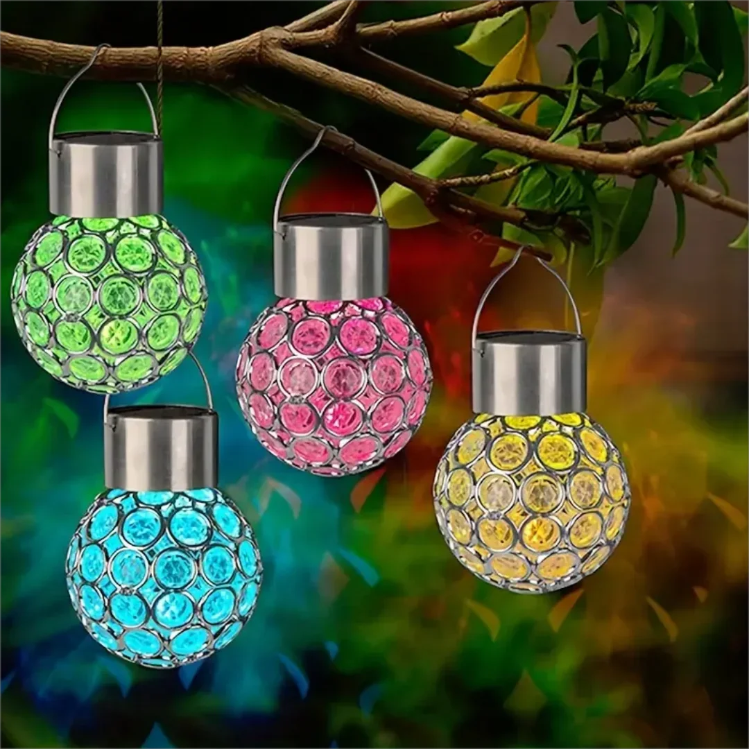 1pc LED Outdoor Solar Lights G - مراجعة Outdoor Lighting Chandelier وسعره