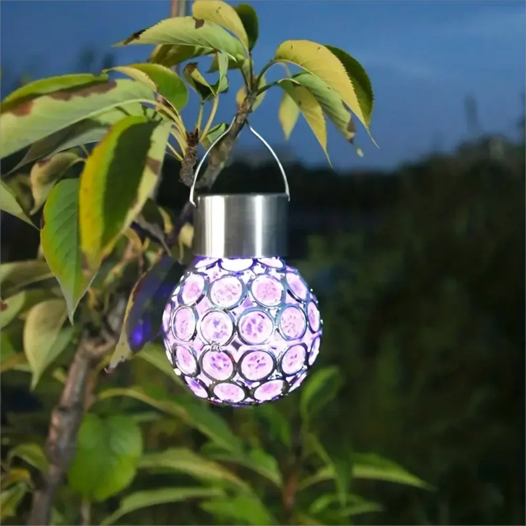 1pc LED Outdoor Solar Lights G - مراجعة Outdoor Lighting Chandelier وسعره