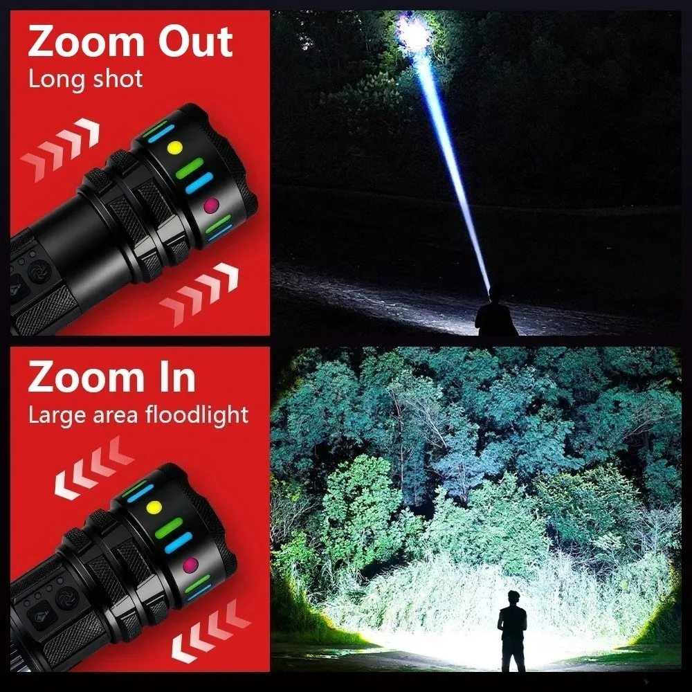Rechargeable Torch High Lumens - مراجعة Outdoor Lighting Rechargeable وسعره