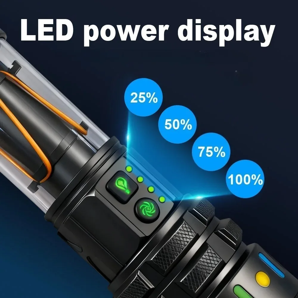 Rechargeable Torch High Lumens - مراجعة Outdoor Lighting Rechargeable وسعره