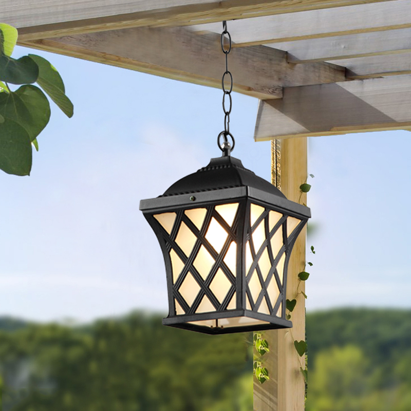 European Retro LED Waterproof  - مراجعة Outdoor Lighting Chandelier وسعره