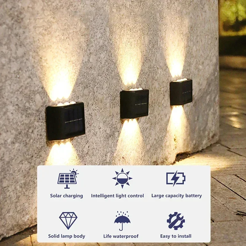 COB Solar Wall Lamp Outdoor Wa - مراجعة Outdoor Lighting Lamps وسعره