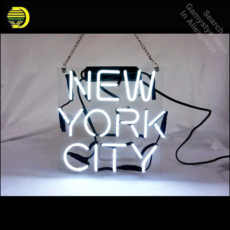 New York  City Neon Sign Decor - مراجعة Outdoor Lighting York وسعره