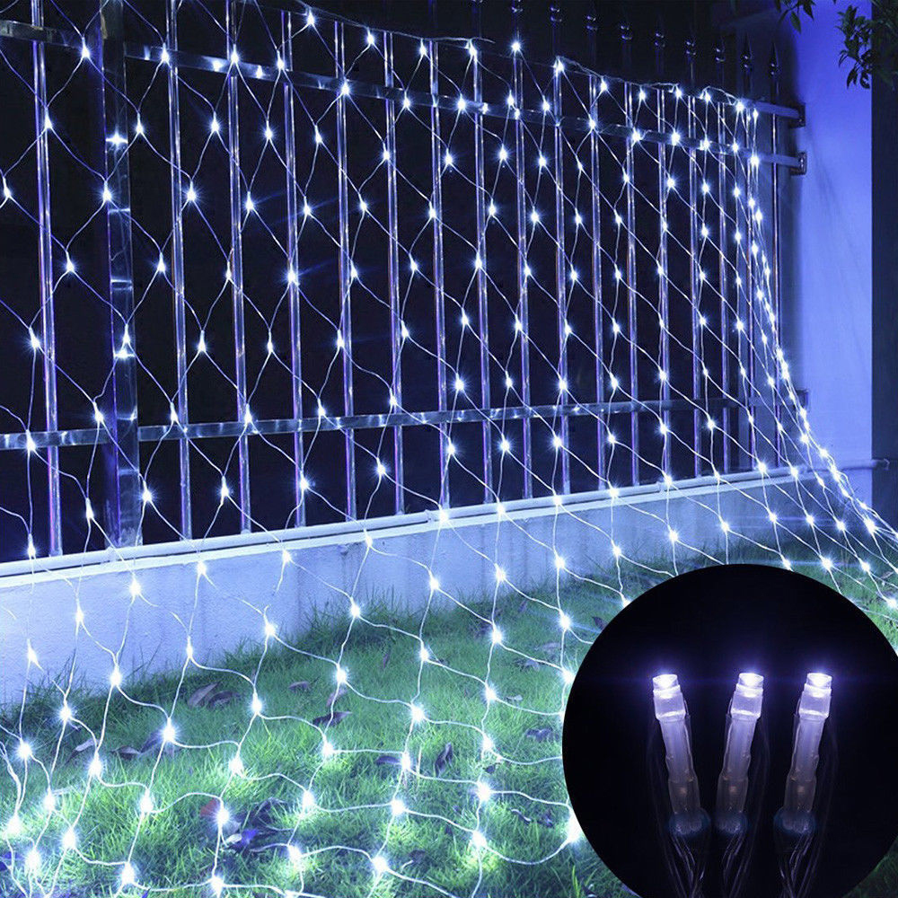 LED Net Mesh Fairy Light 1.5*1 - مراجعة Xmas Outdoor Lighting Decorations وسعره