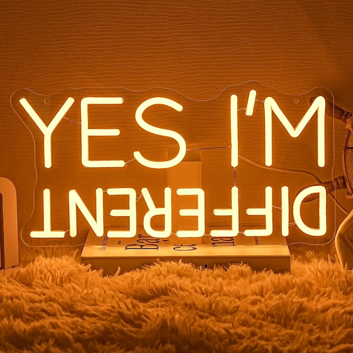 Yes I'm Different Neon Sign LE - مراجعة Outdoor Lighting Quotes وسعره