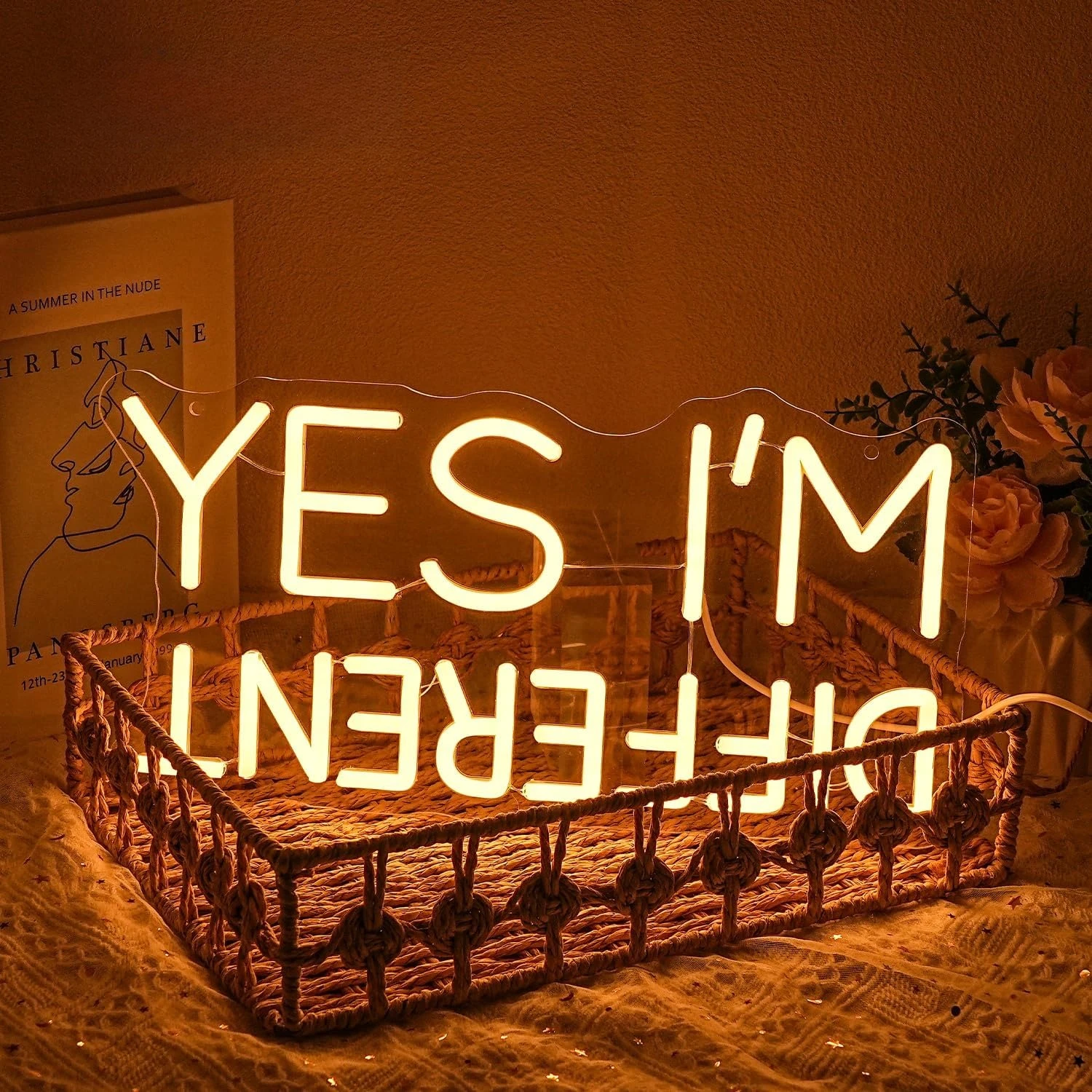 Yes I'm Different Neon Sign LE - مراجعة Outdoor Lighting Quotes وسعره