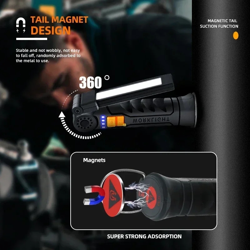 Portable COB LED Flashlight US - مراجعة Outdoor Lighting Panel وسعره