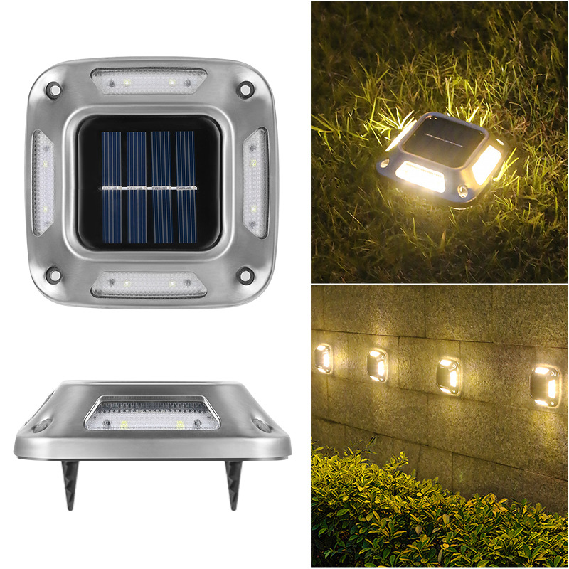 8LED Solar Driveway Light Outd - مراجعة Outdoor Lighting With Outlet وسعره