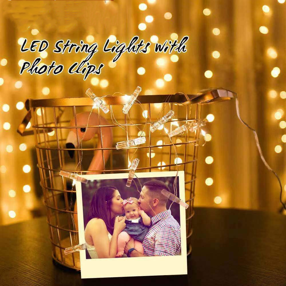 LED String Lights 5M/10M Photo - مراجعة Xmas Outdoor Lighting Decorations وسعره