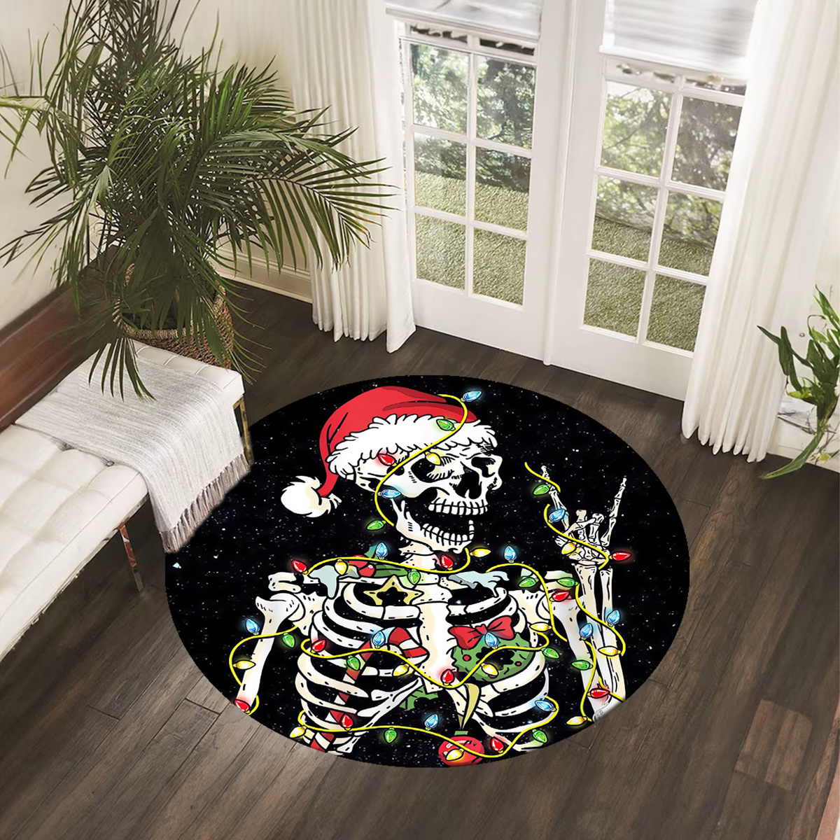 Black Star Background Santa Sk - مراجعة Xmas Outdoor Lighting Decorations وسعره