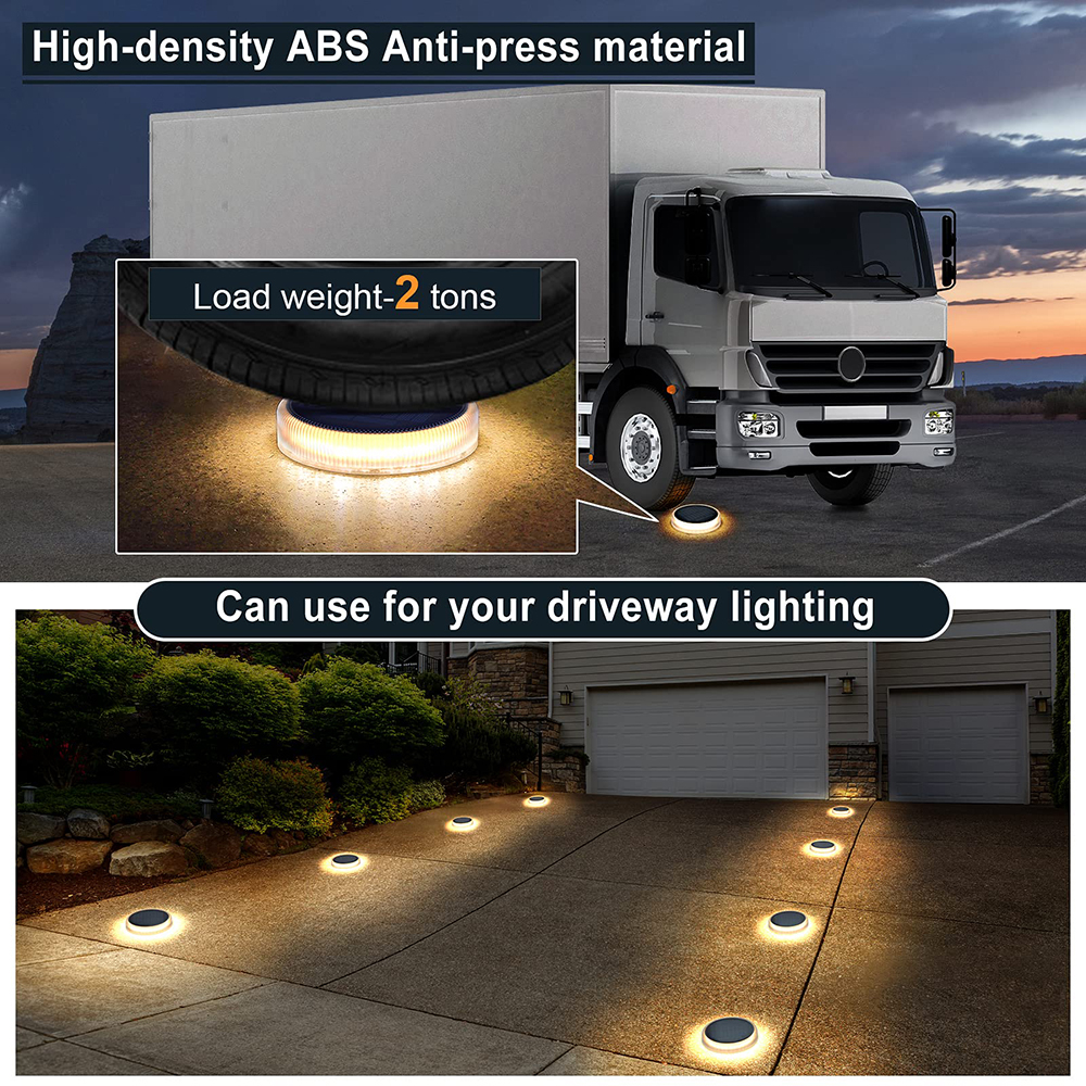 Solar Step Light Waterproof De - مراجعة Outdoor Lighting Ground Fixtures وسعره