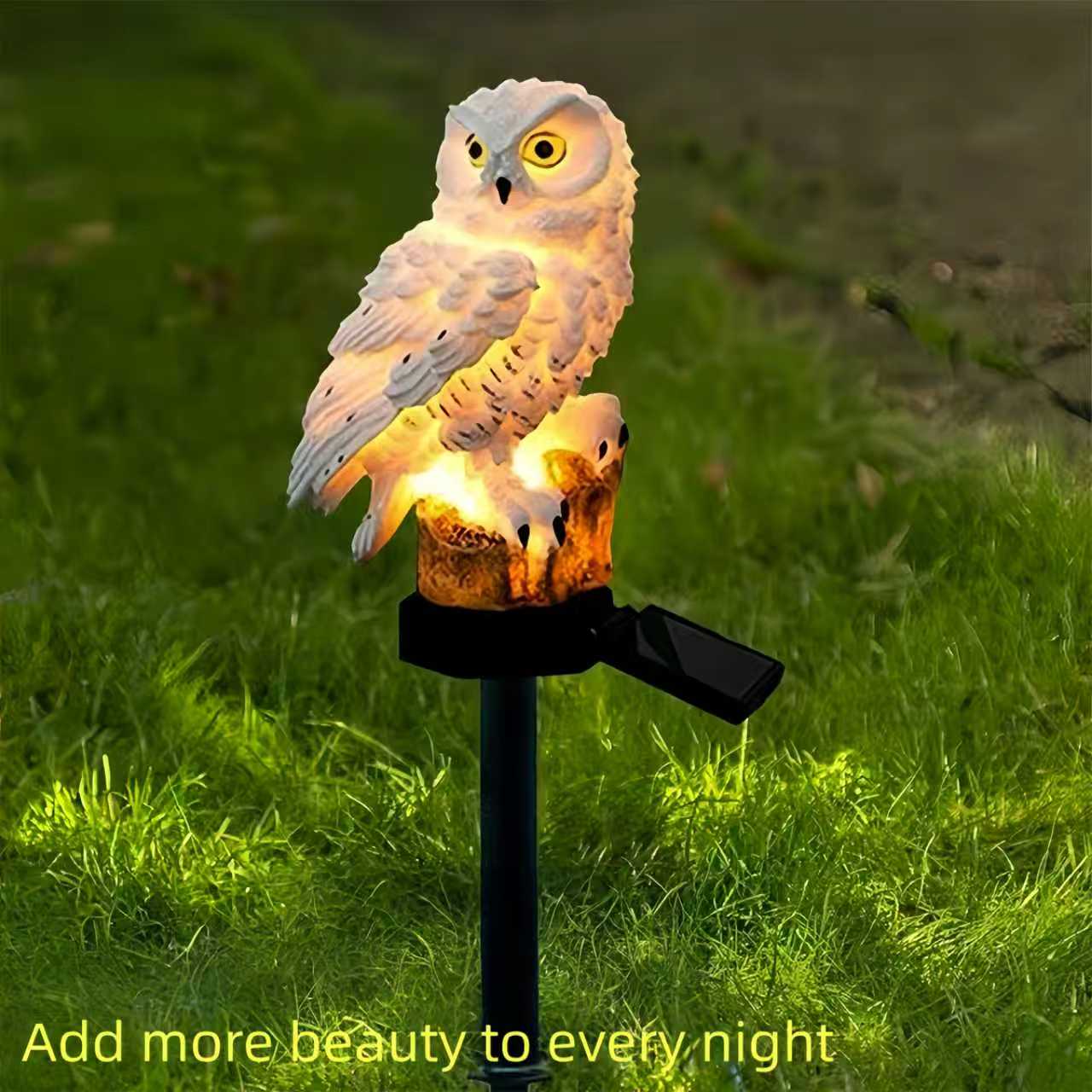 Solar Owl Garden Stake Light O - مراجعة Outdoor Lighting Company وسعره