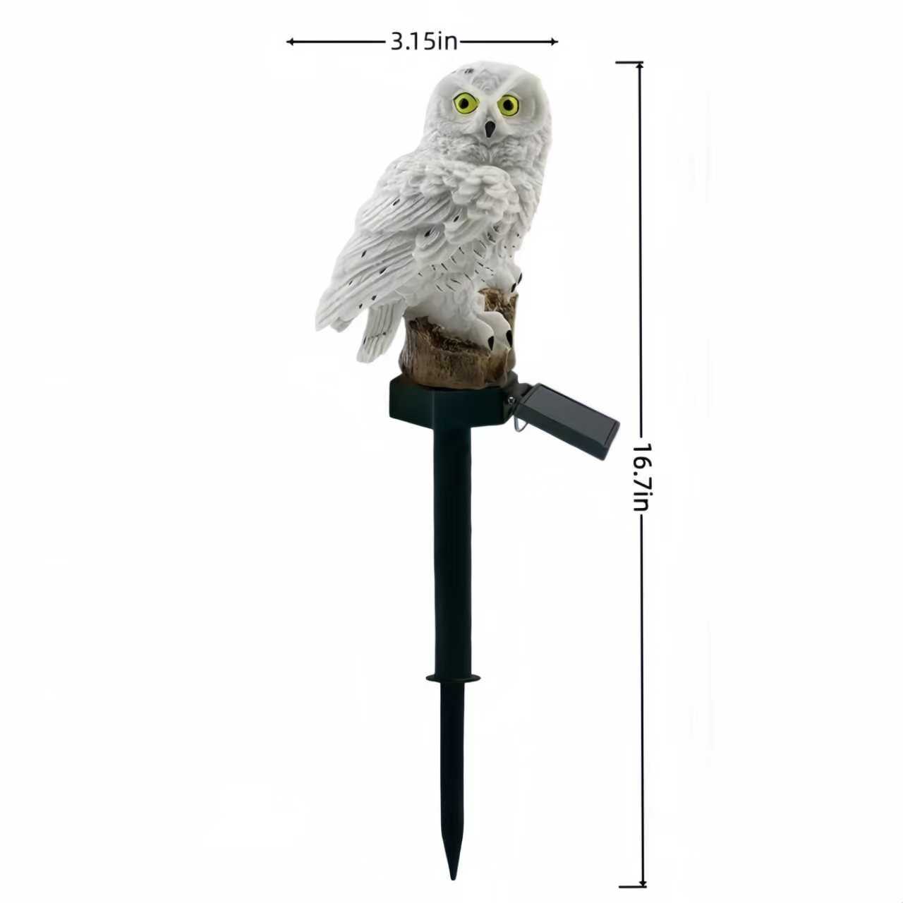 Solar Owl Garden Stake Light O - مراجعة Outdoor Lighting Company وسعره